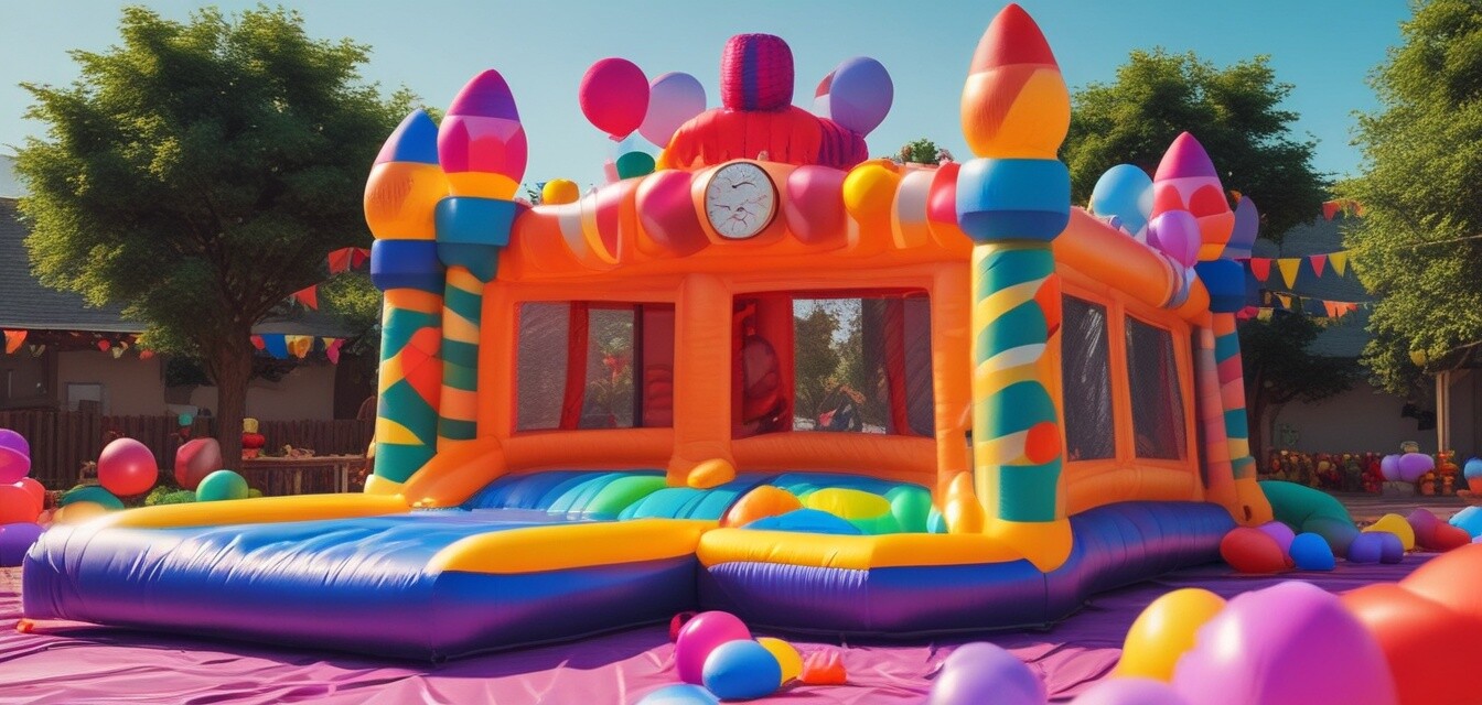 Jumping castle for birthday party