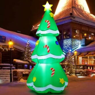 GOOSH 5 FT Christmas Inflatable Tree