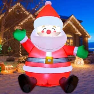 GOOSH 5 FT Christmas Inflatable Santa