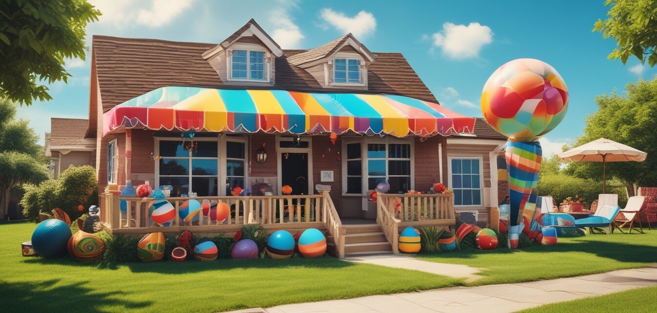 Summer Fun Inflatables Backyard Image